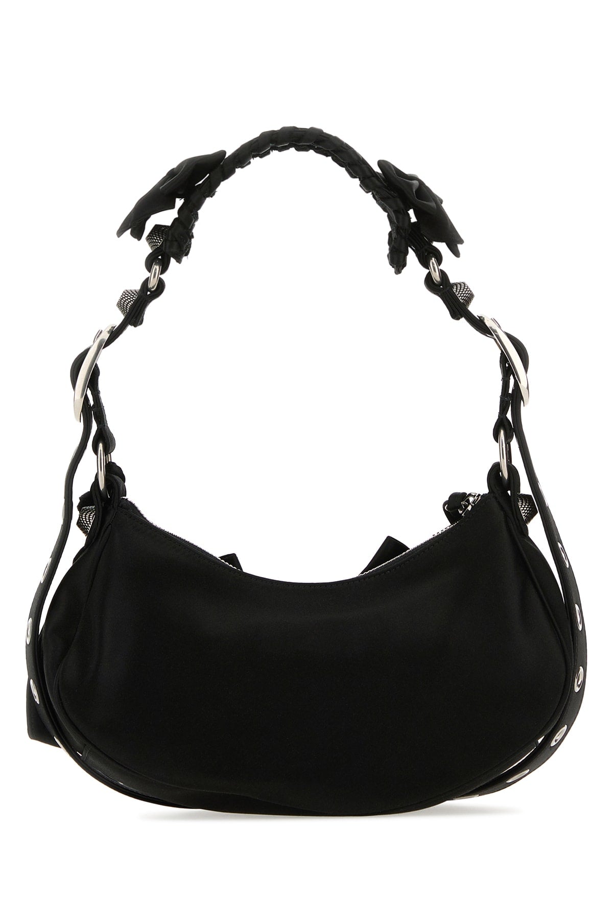 Balenciaga Women Black Satin Le Cagole Xs Shoulder Bag
