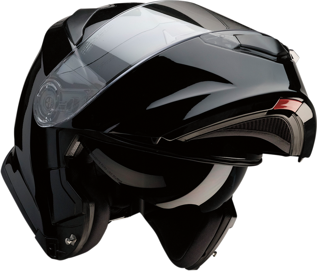 Z1R, Z1R Solaris Modular Helmet - Black, 3XL - Polycarbonate Shell with Ventilation and Removable Liner