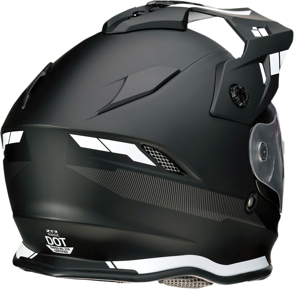 Z1R, Z1R Range Helmet - Uptake Black/White XL (Part No. 0140-0011) by Z1R