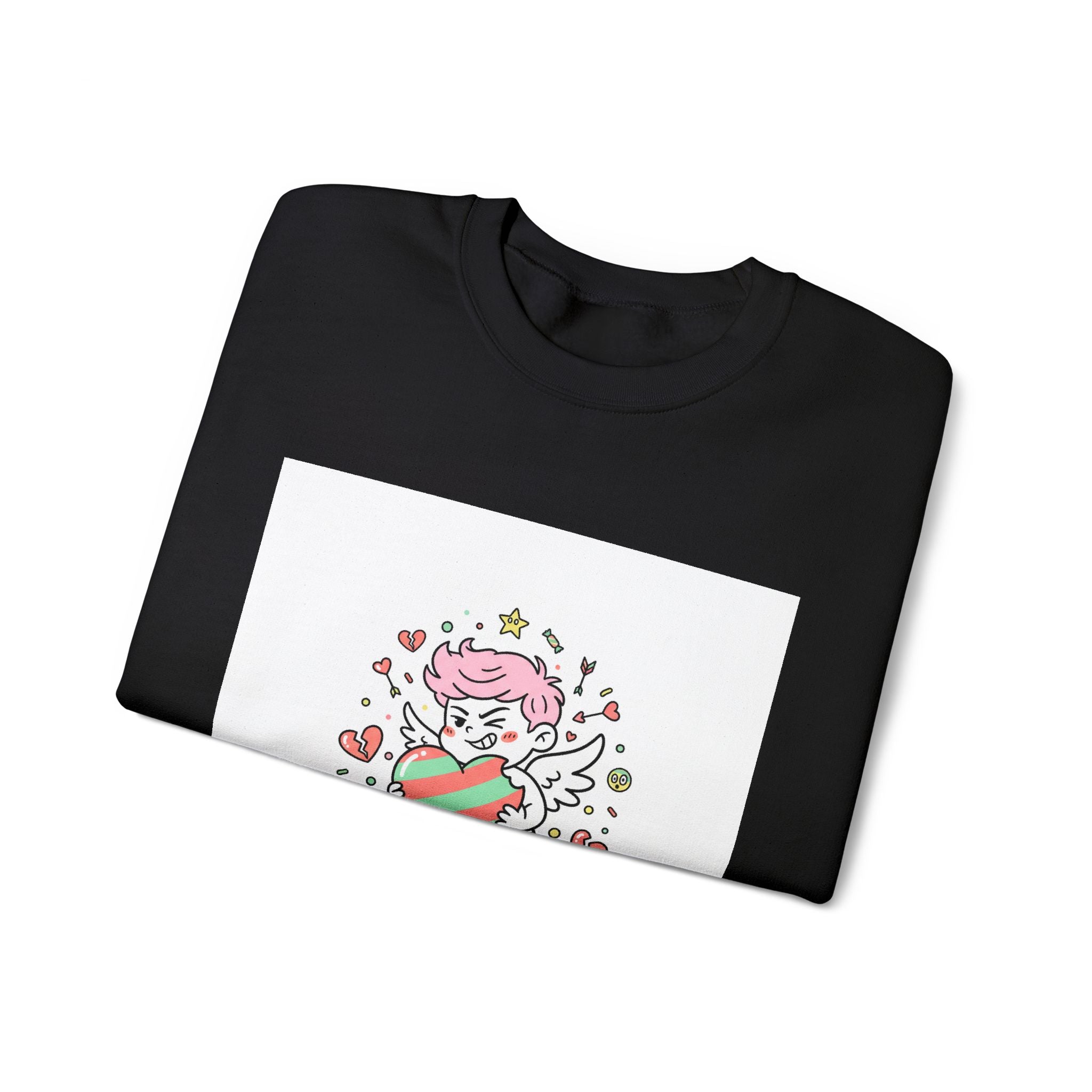 6 7 Weird Cupid Crewneck | Viral Valentine's Sweatshirt | Funny Quirky Love
