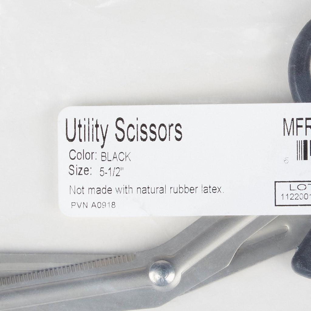 McKesson Medicut™ Trauma Shears, Black, 5.5 Inch length 321BKMM