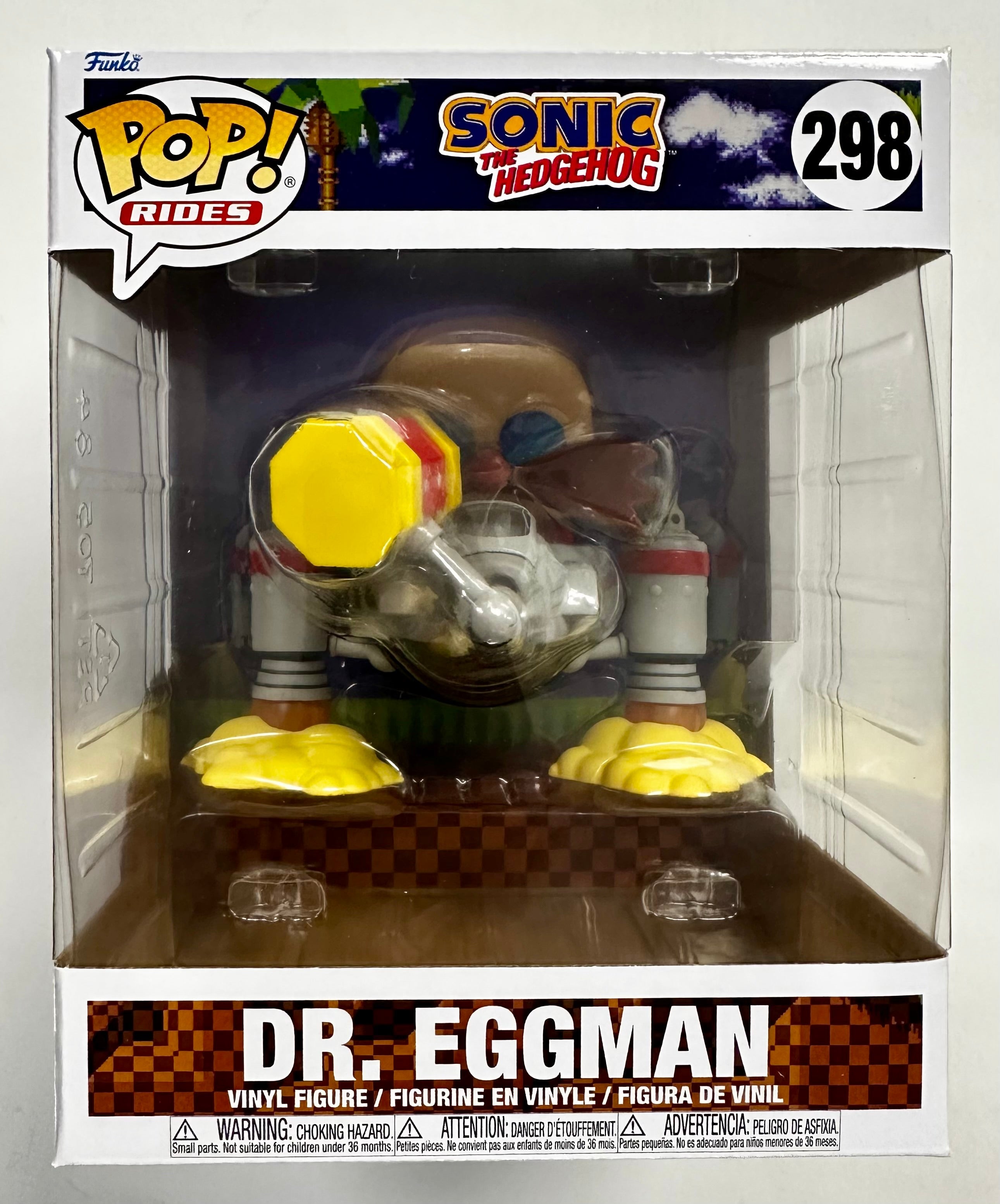 Funko Pop! Rides Dr. Eggman #298 Sonic The Hedgehog 2023 Sega Games Villain