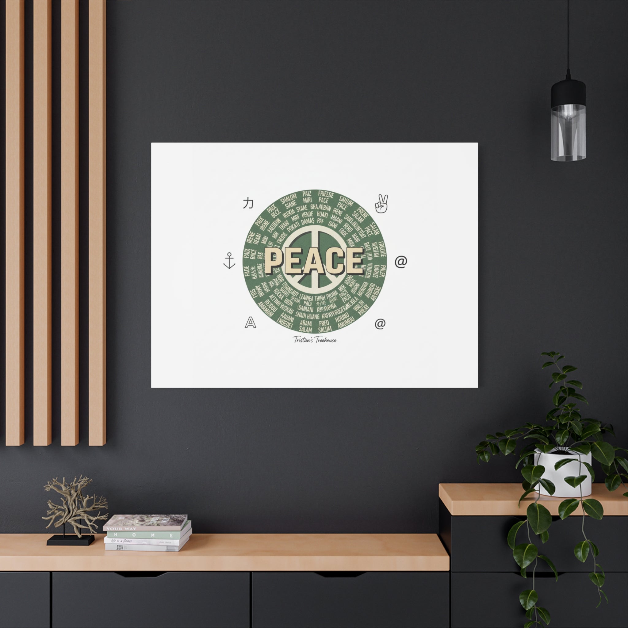 Peace doodle canvas | hand drawn sketch aesthetic, handwritten message