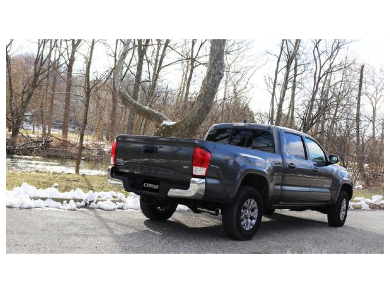 Corsa Performance Corsa 16-18 Toyota Tacoma V6 Sport Cat-Back Single Rear Exit w/ Black