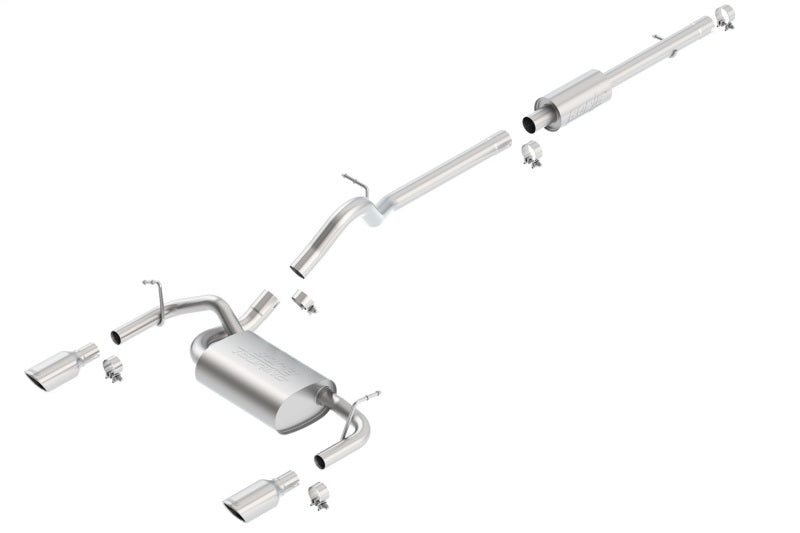 Borla 12-16 Jeep Wrangler JK 3.6L AT/MT 4Wheel 4dr Truck Single Split Rear Exit Catback Exhaust 140459