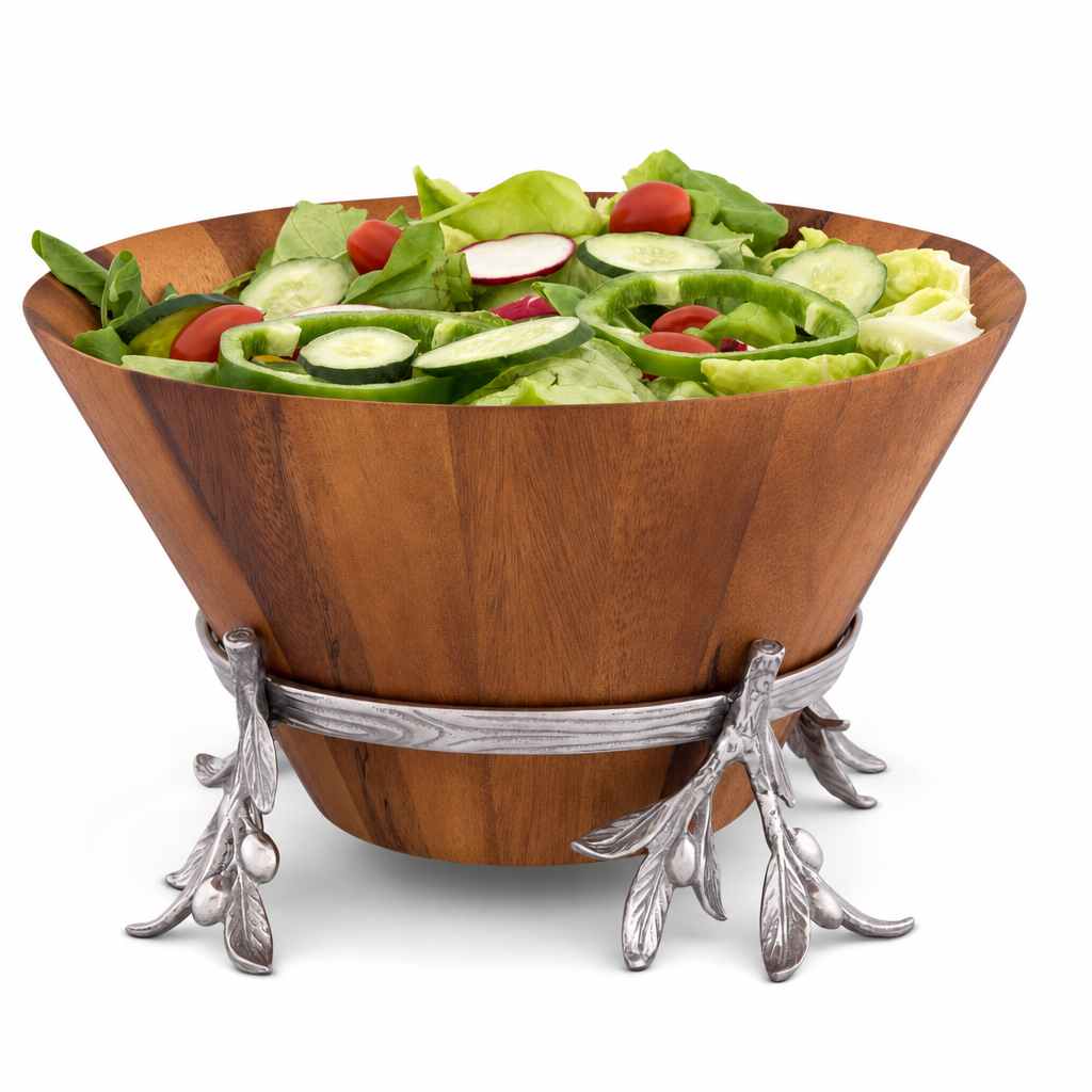 Olive Wood Salad Bowl