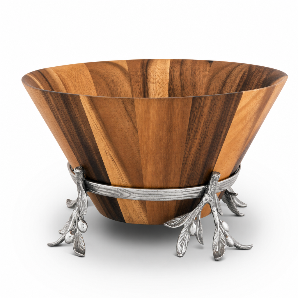 Olive Wood Salad Bowl