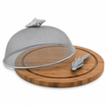 Conch Shell 3 Piece Picnic Cheese Board / Spreader