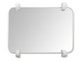 Baby Mirror - Large Crib Mirror - Double-Sided with High Contrast Images - Baby Safe Mirror - NICU Approved - Shatterproof with Hospital Grade Rubber by Genius Baby Toys