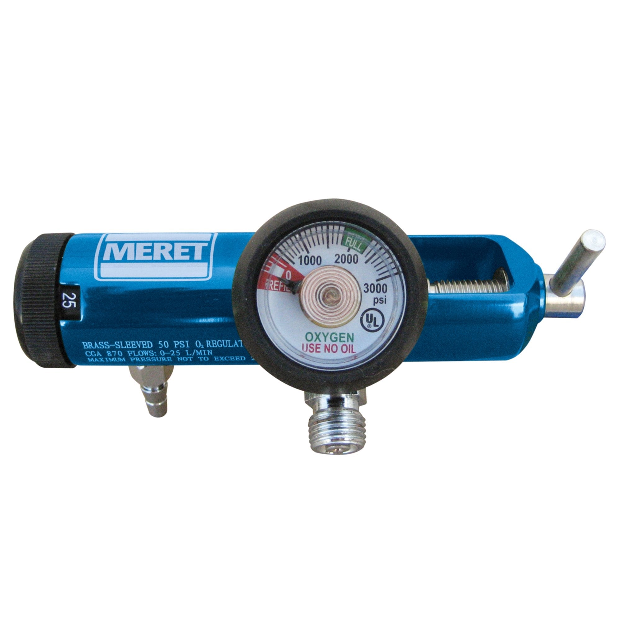Oxygen Regulator 0-25LPM DISS AREG8725-B2D-BU