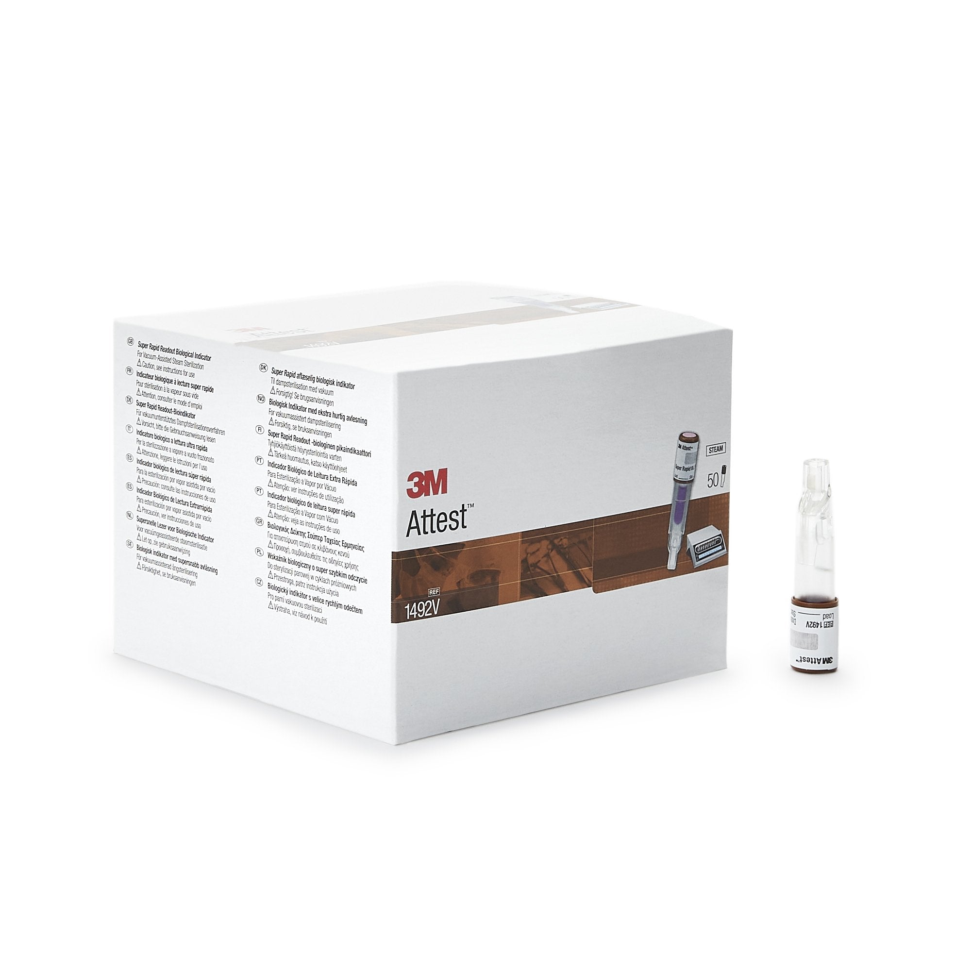 3M™ Attest™ Super Rapid Readout Sterilization Biological Indicator Vial 1492V