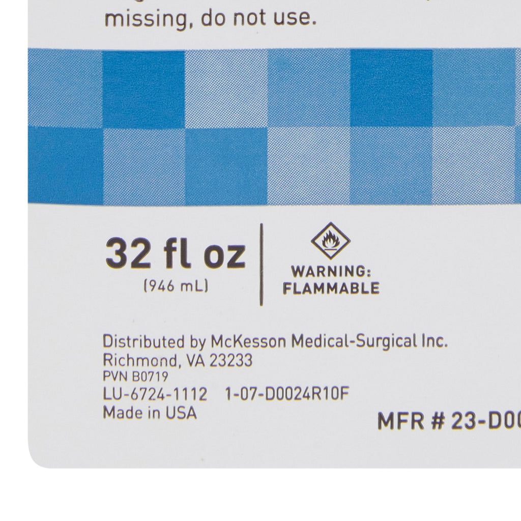 McKesson Isopropyl Alcohol Antiseptic, 32-ounce bottle 23-D0024