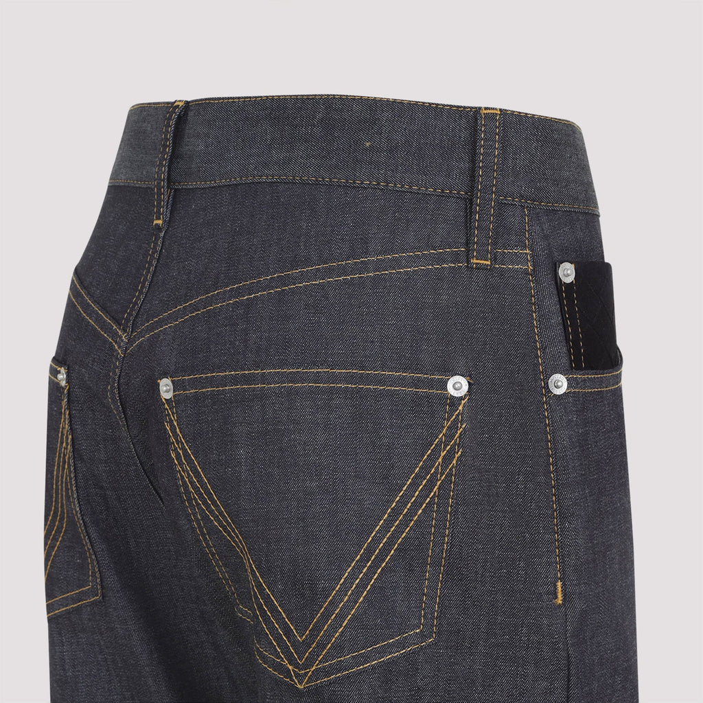 Bottega Veneta Intrecciato Pocket Jeans Women