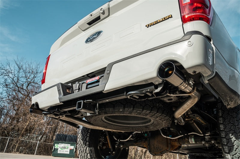 CORSA Performance Corsa 2021-2023 Ford F-150 SuperCrew/5.5ft Bed 5.0L V8 Sport Cat-Back Dual Rear Exit-Black PVD 21184BLK