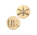 U.S. Army Enlisted Air Defense Artillery & U.S. STA-BRITE® Pin-on (pair)