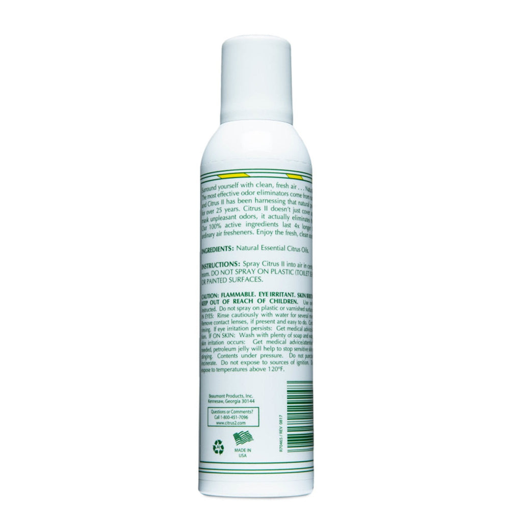 Citrus II® Spray Air Freshener, Lemon Scent, 6-ounce bottle 632112924