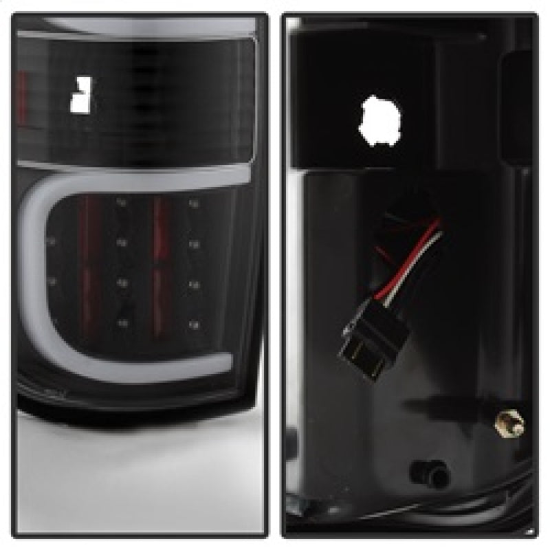 SPYDER xTune Ford F150 09-14 LED Tail Lights - Black ALT-ON-FF15009-LBLED-BK 5082169