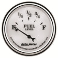 AutoMeter Gauge Fuel Level 2-1/16in. 240 Ohm(e) to 33 Ohm(f) Elec Old Tyme White II 1216