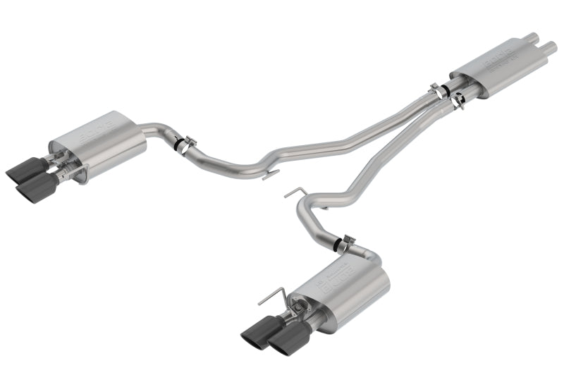 Borla 18-20 Ford Mustang GT 5.0L AT/MT ECE Cat-Back Exhaust w/ Active Valve (Fits Convertible) 1014045BC