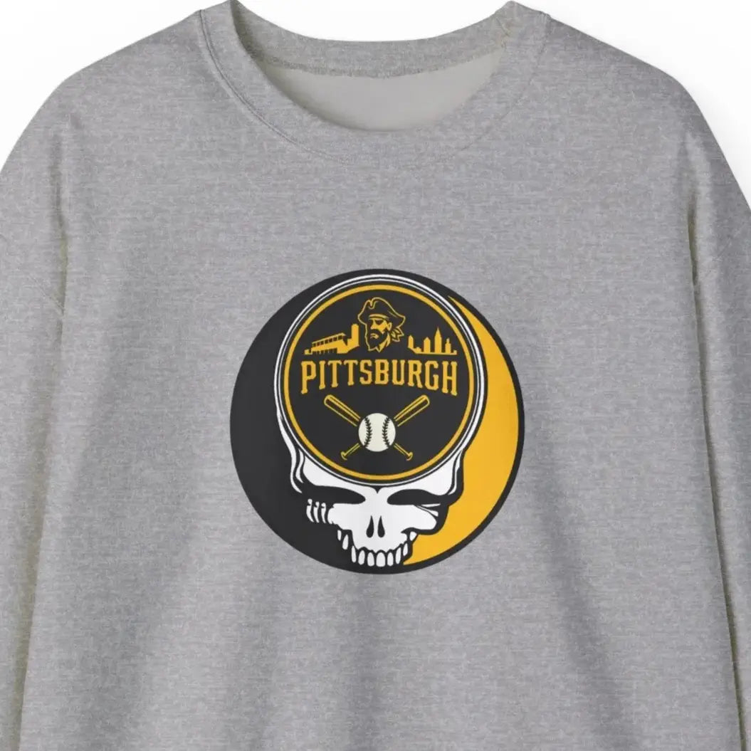 Pittsburgh Pirates Original Stealie Grateful Dead Crewneck Grateful Dead Sweatshirt