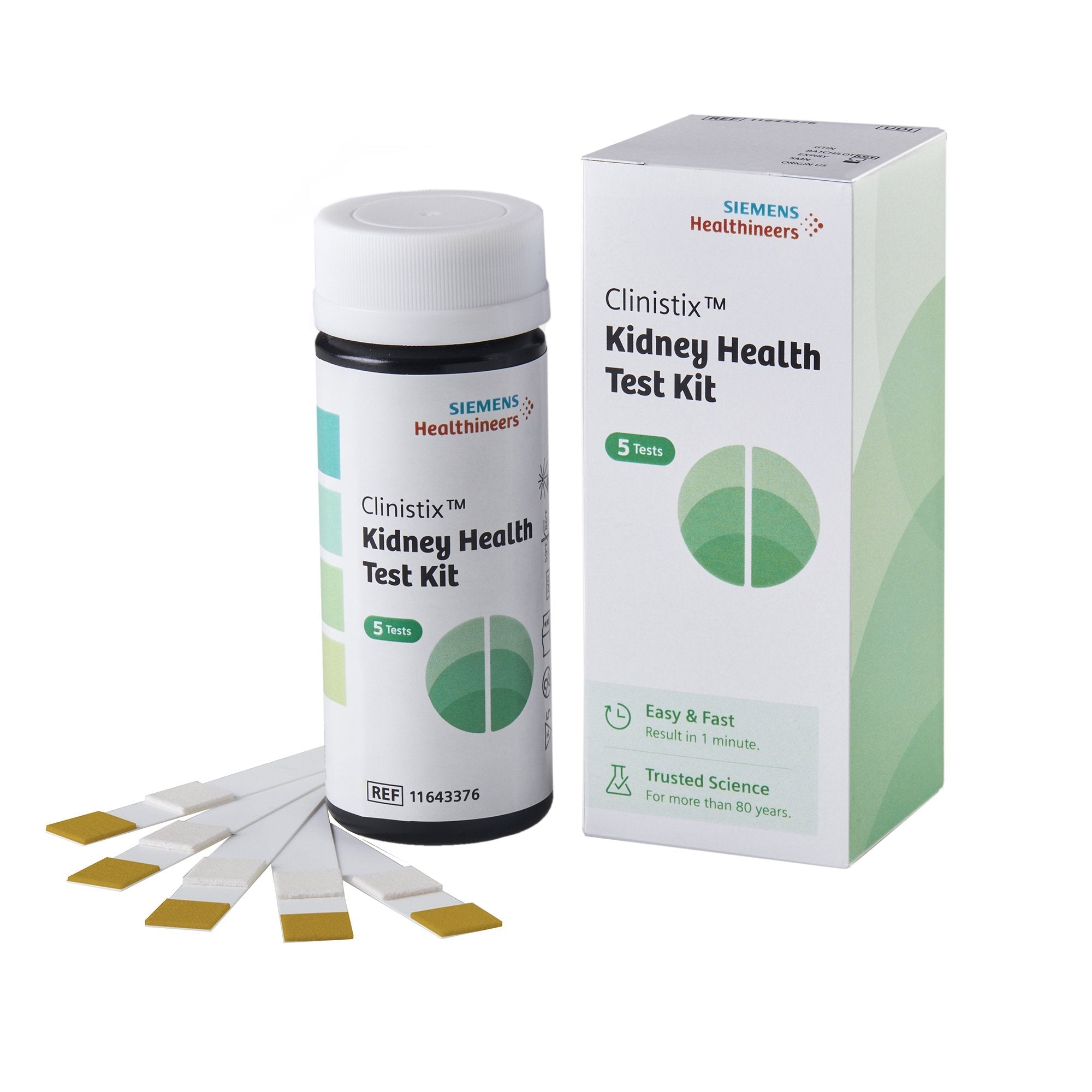 Clinistix™ Kidney Health Test Kit, Urine Test Strips, Five Tests 11694839
