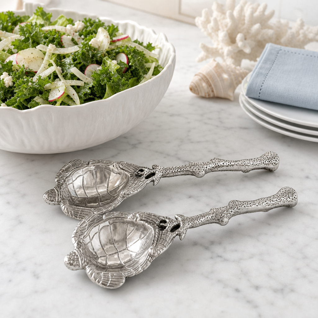 Sea Turtle Salad Servers