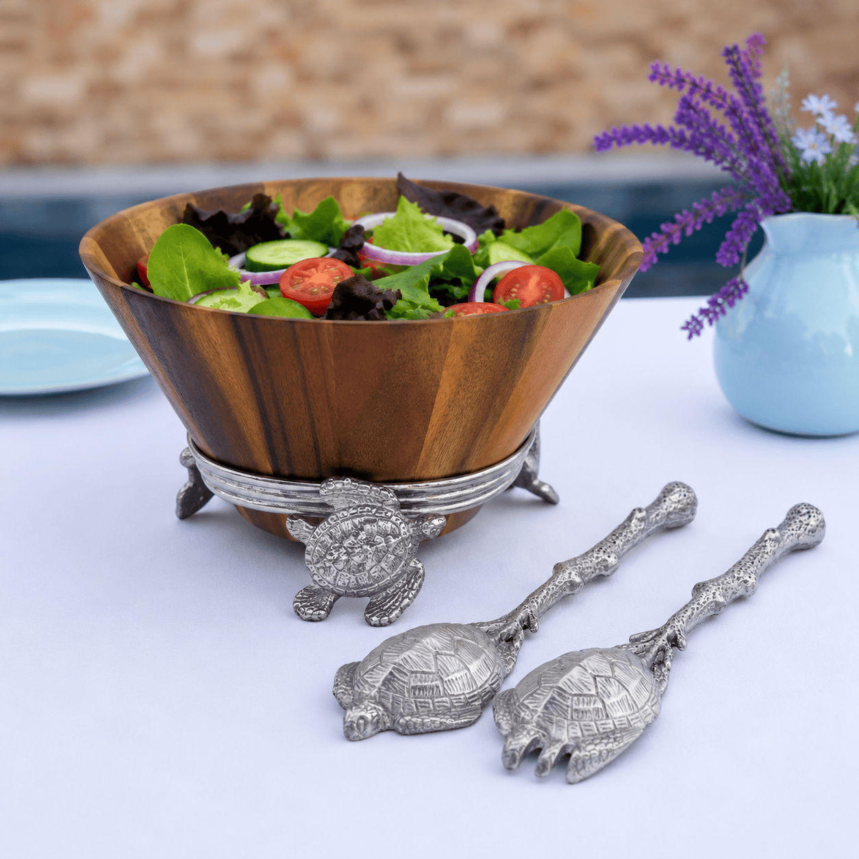 Sea Turtle Salad Servers