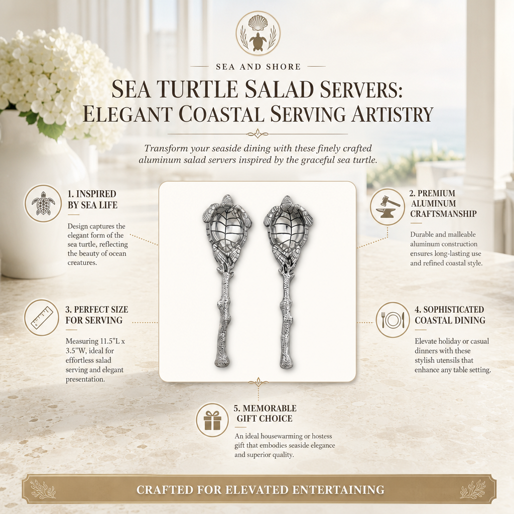 Sea Turtle Salad Servers