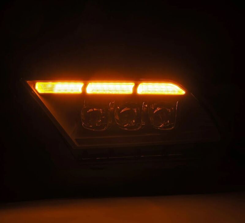 AlphaRex 10-12 Ford Mustang NOVA-Series LED Projector Headlights Blk w/Activ Light & Seq.Sig /SB DRL 880489 *Discontinued