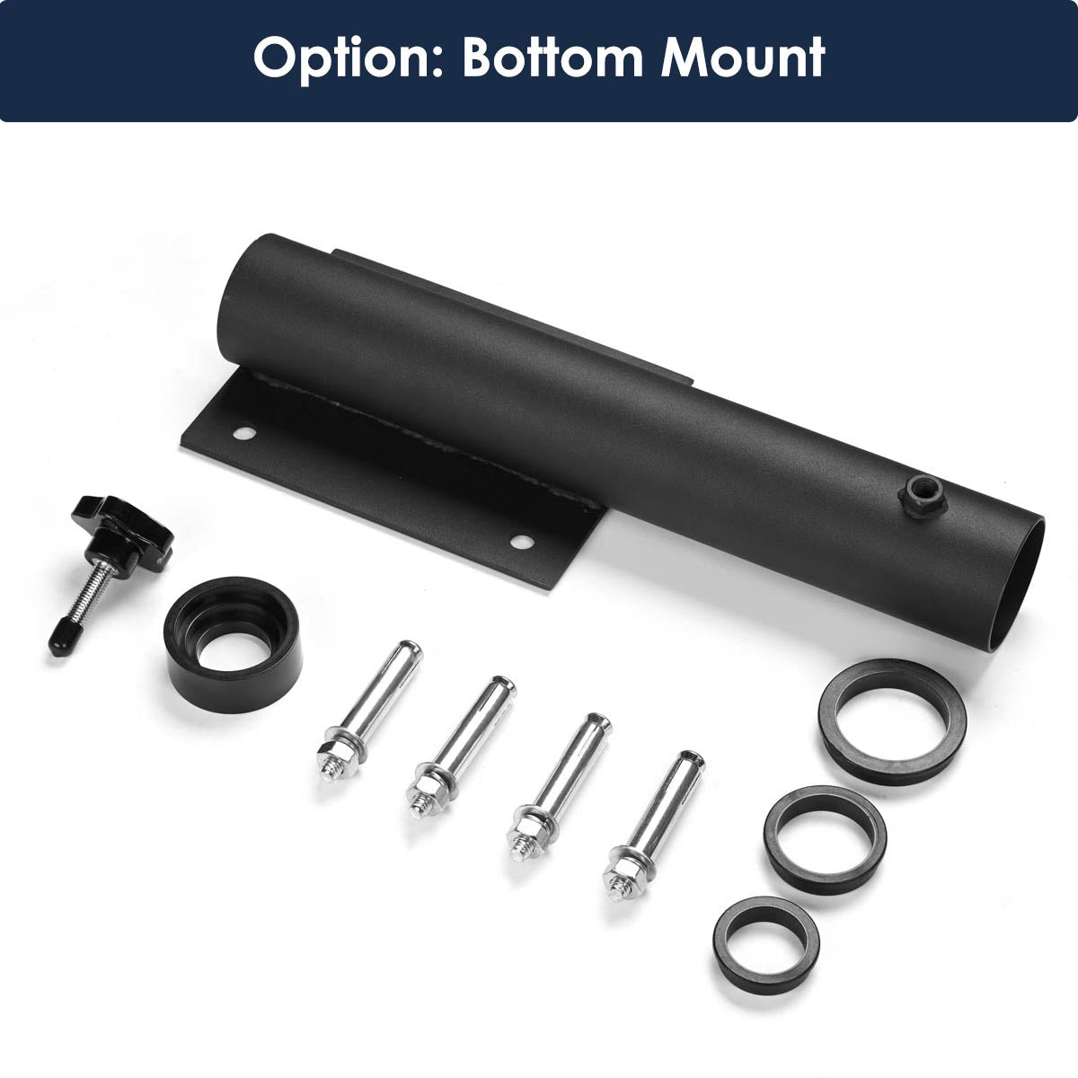 Yescom Vertical Flagpole Dock Mount Holder D1" to 2 3/8"