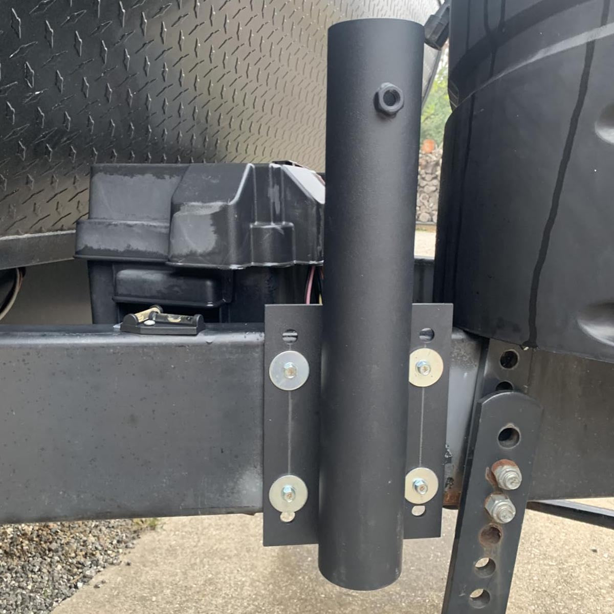 Yescom Vertical Flagpole Dock Mount Holder D1" to 2 3/8"