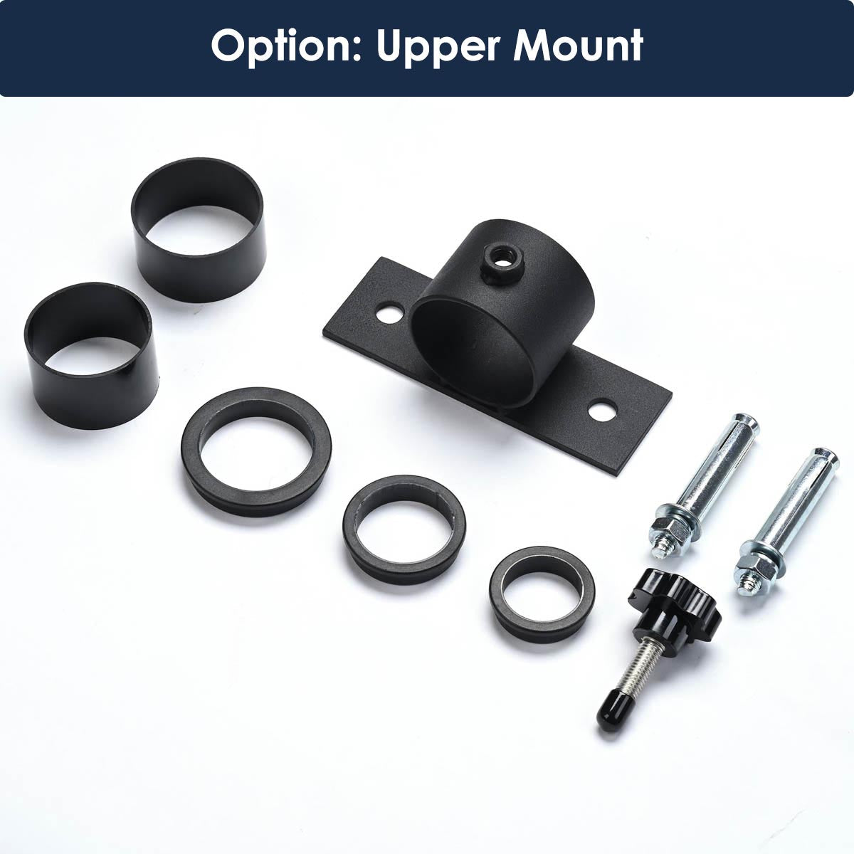 Yescom Vertical Flagpole Dock Mount Holder D1" to 2 3/8"
