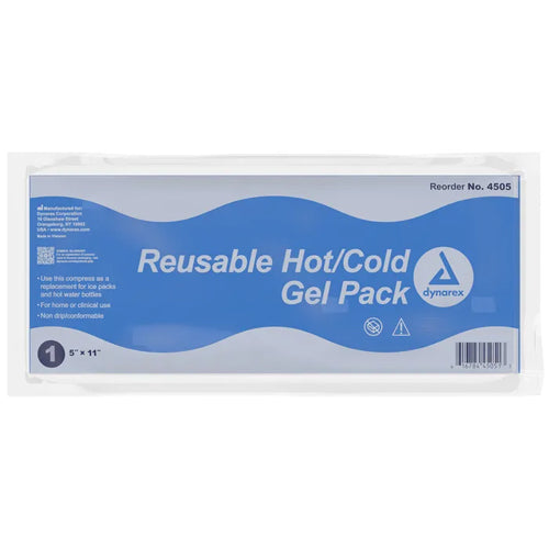 Reusable Hot/Cold Gel Pack 5 x 11 for Pain Relief, Sore Muscles & Arthritis - Case/24