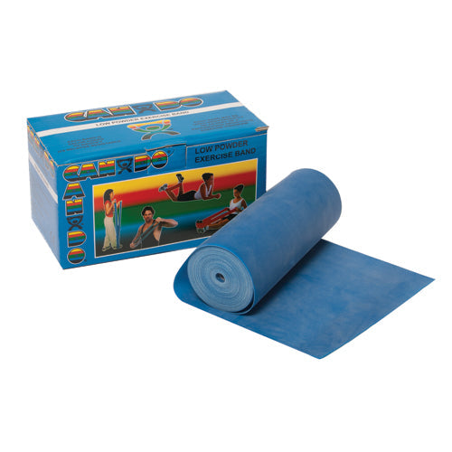 CanDo Heavy Resistance Blue Exercise Band - 6 Yard Roll for Rehab & Strength Training
