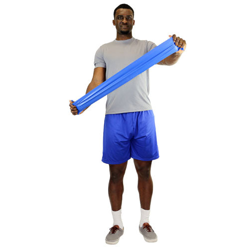 CanDo Heavy Resistance Blue Exercise Band - 6 Yard Roll for Rehab & Strength Training
