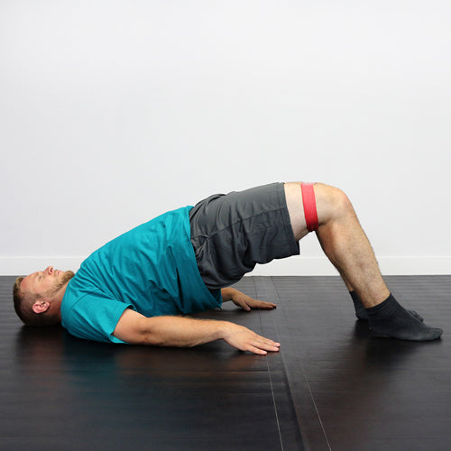 CanDo Red Light Exercise Loop - 15" Latex Resistance Band for Lower Body