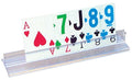 Hands-Free Playing Card Holder - Clear Plastic - Recipe & Memo Stand - 10" Long