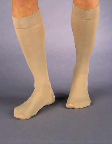 Jobst Relief 20-30 mmHg Thigh-High Compression Stockings, Beige, Large, Closed-Toe