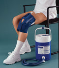 Aircast Cryo/Cuff System - Large Knee & Cooler - Cold Therapy Compression for Post-Op & Injury Recovery
