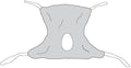 Full Body Mesh Patient Sling, Medium 53" x 42", 450 lb. Capacity