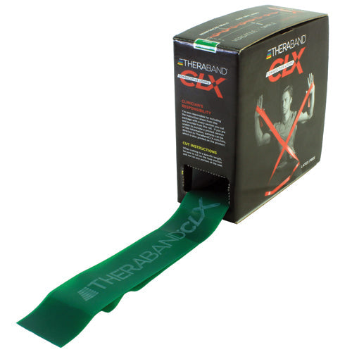 TheraBand Green Consecutive Loop Resistance Band - 25 Yard Bulk Roll for Exercise & Physical Therapy