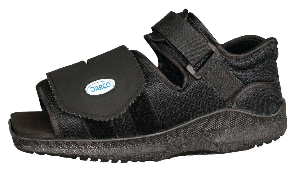 Darco Med-Surg Post-Op Shoe - Women's Black Square Toe, Medium (6.5-8)