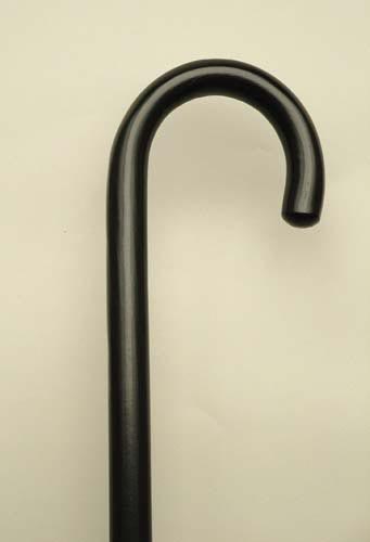 Premium Hardwood Walking Cane - 7/8 x 36 Inch Black - Water Resistant & Rubber Tip