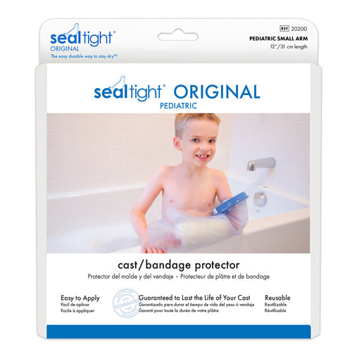 SEAL-TIGHT Pediatric Cast and Bandage Protector - Medium Arm 19" - Waterproof Cover for Showering & Bathing