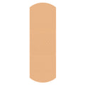 Adhesive Bandages 1 x 3 Sheer Sterile Strips - 100 Count Box - Latex Free Wound Protection