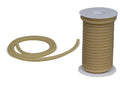 Amber Latex Rubber Tubing - 3/16 ID, 3/32 Wall, 3/8 OD - 50 ft Reel - Seamless & Flexible for Respiratory Care