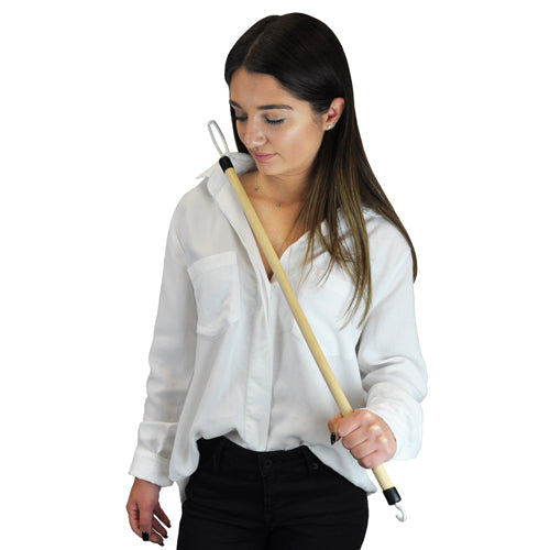 Dressing Stick with Push Pull Hooks - Long Reach Mobility Aid 27"