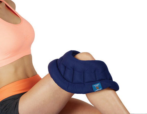 Hot & Cold Body Wrap for Pain Relief - Neck, Shoulder, Back - Reusable, Natural Grains - 16.5" x 23"