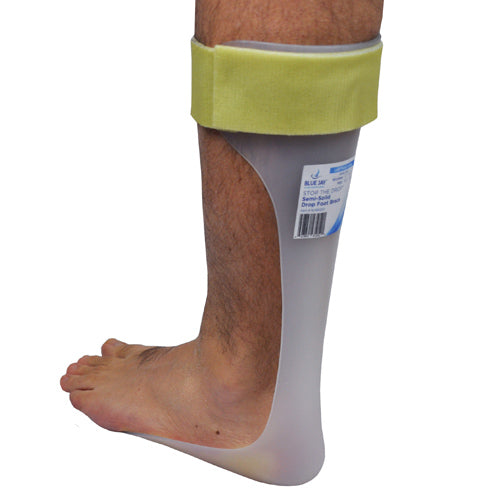 Semi-Solid Drop Foot Brace AFO - Small Left - Enhanced Dorsiflexion Assist