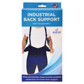 Blue Jay Industrial Back Support with Suspenders - Black Med/Lg - Lower Back Pain Relief